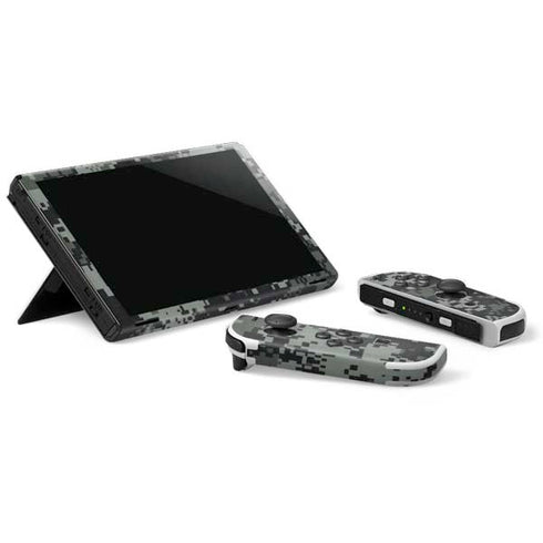 NHL Boston Bruins Camo Nintendo Switch OLED (2021) Skin